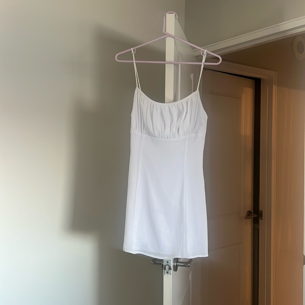 Beverly cami dress in white. Brand new- tag still on